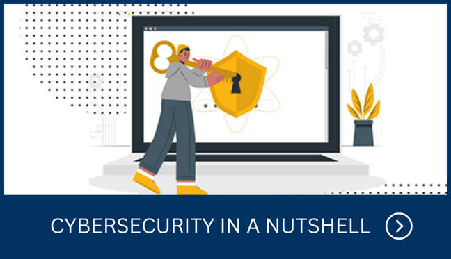Cybersecurity in a Nutshell graphic for guide