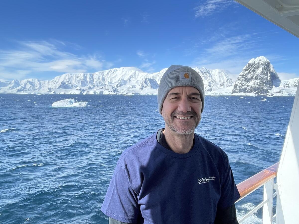Dave Brown in Antartica