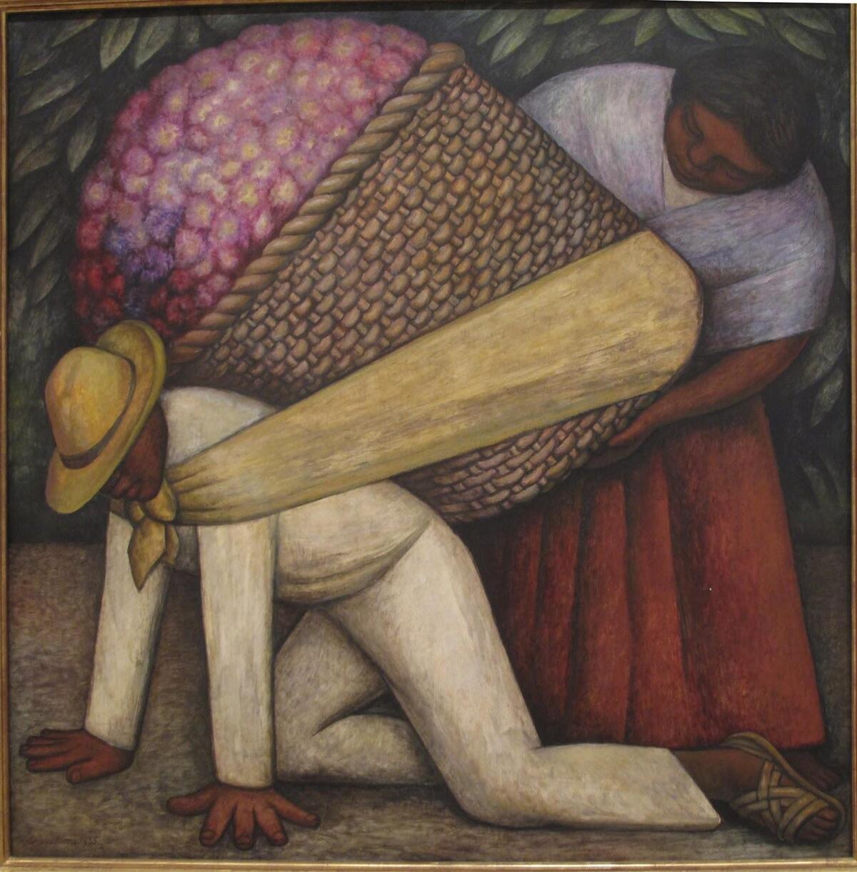 image of Diego Rivera's The Flower Carrier, 1935