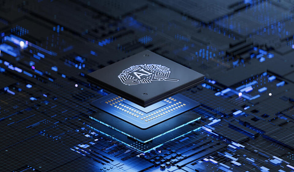 iStock photo, a computer chip