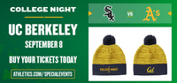 Do you like baseball? Do you want to experience the best chicken fingers on the planet?* Or do you just want to get outside and have some fun with your fellow One IT colleagues? Well, good news: Sept. 8th is Cal Night at the Oakland A’s game, and we’d lov