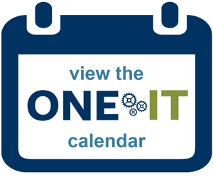 view the One IT calendar