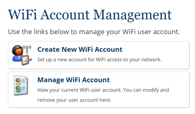 screenshot of new Wi-Fi management service home page