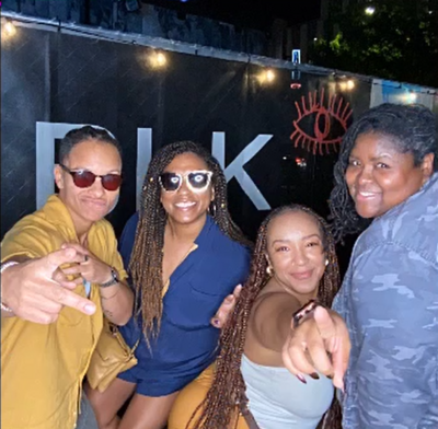  Britt McClintock, Jeané Blunt, Simone Burns, and Saundra Busch at the 2023 AfroTech Conference in Austin, TX.